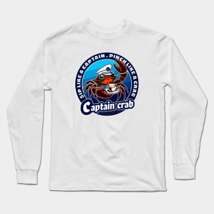 Captain crab Long Sleeve T-Shirt